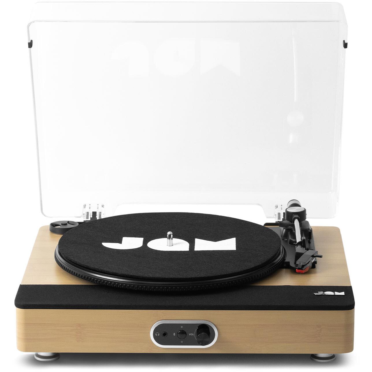 Jam Sound Stream+ Turntable (Wood) JB Hi-Fi
