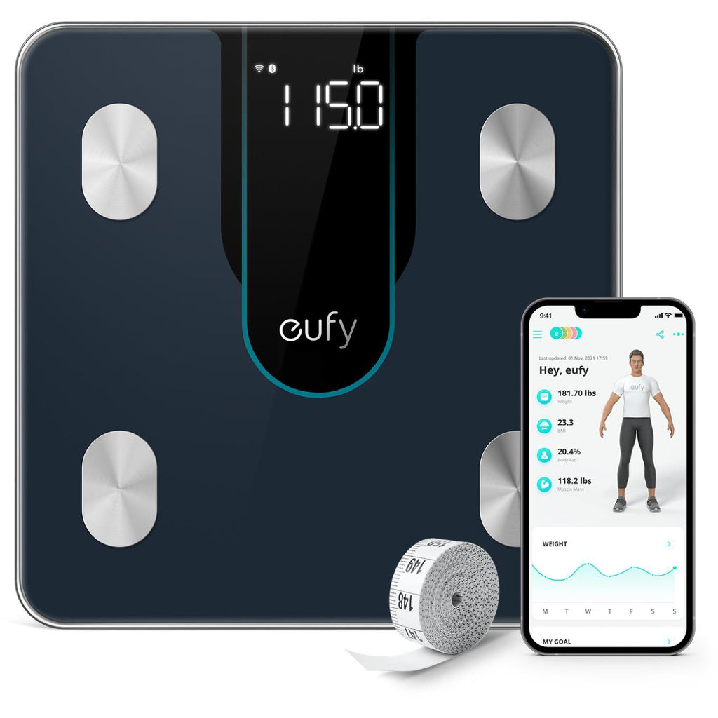 eufy Smart Scale P2 (Black) JB HiFi
