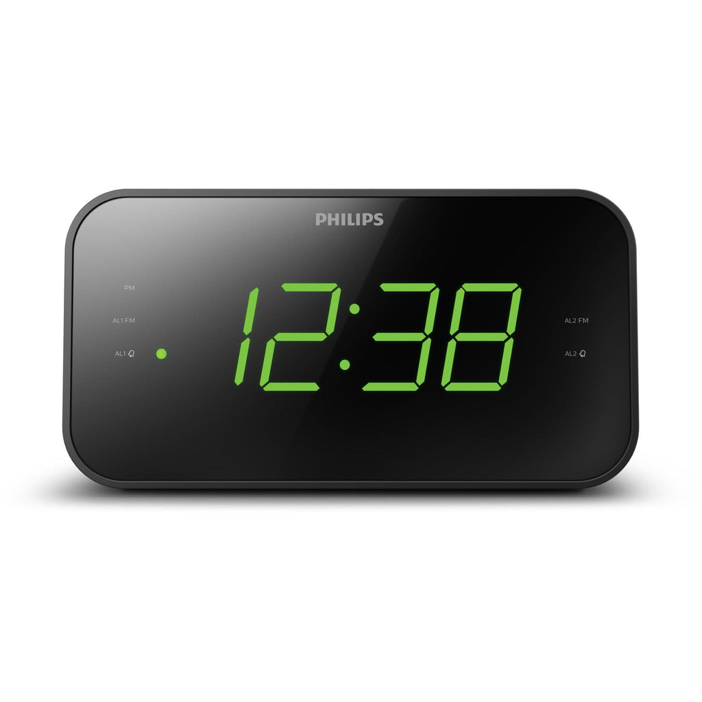 Philips TAR3306/79 Large Display FM Dual Alarm Clock JB HiFi