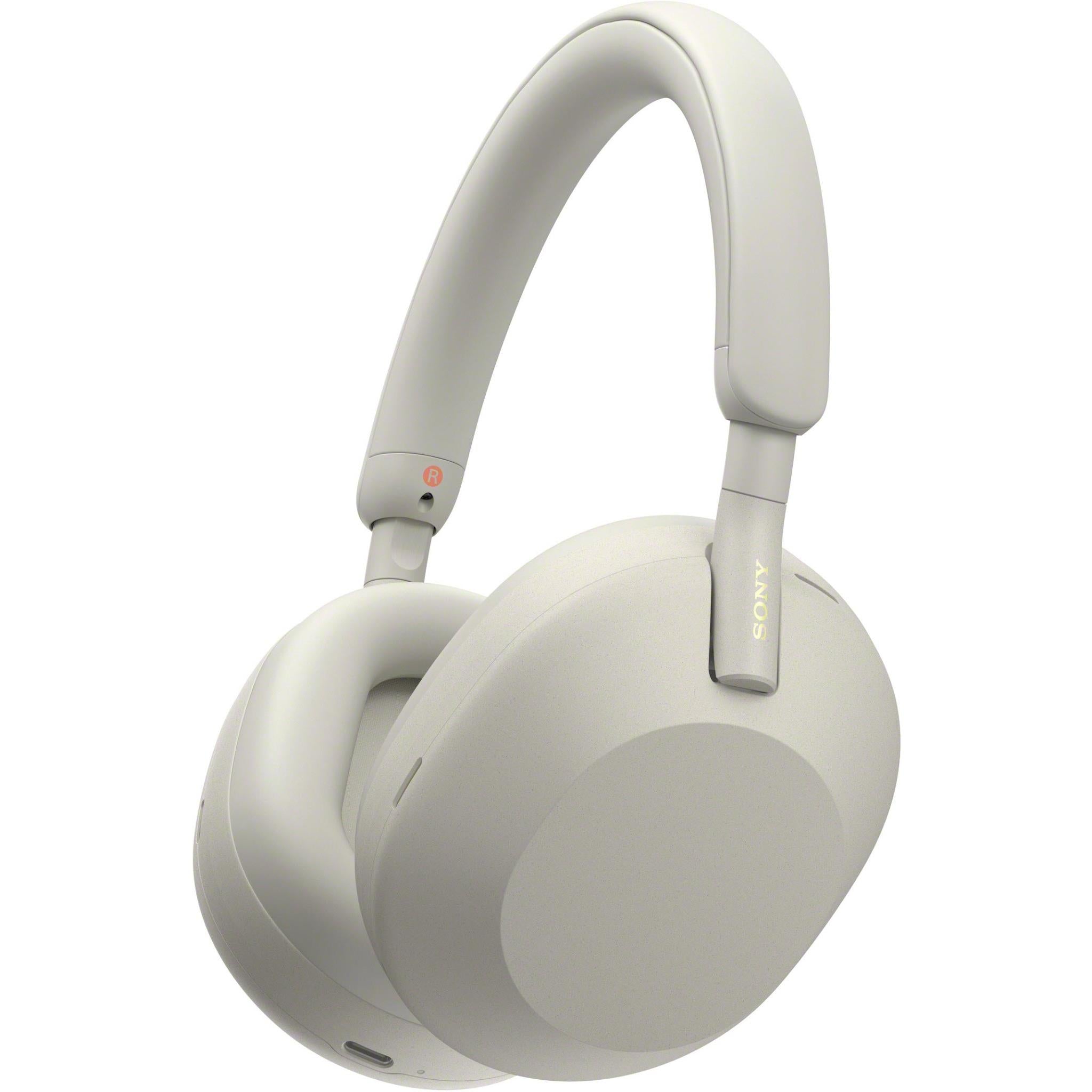 Sony WH-1000XM5 Premium Noise Cancelling Wireless Over-Ear Headphones  (Silver) - JB Hi-Fi