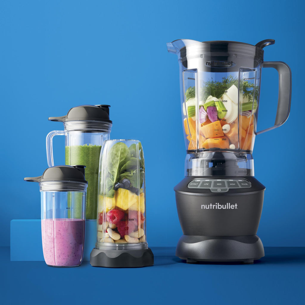 NutriBullet 1200w Blender Combo (Grey) JB HiFi