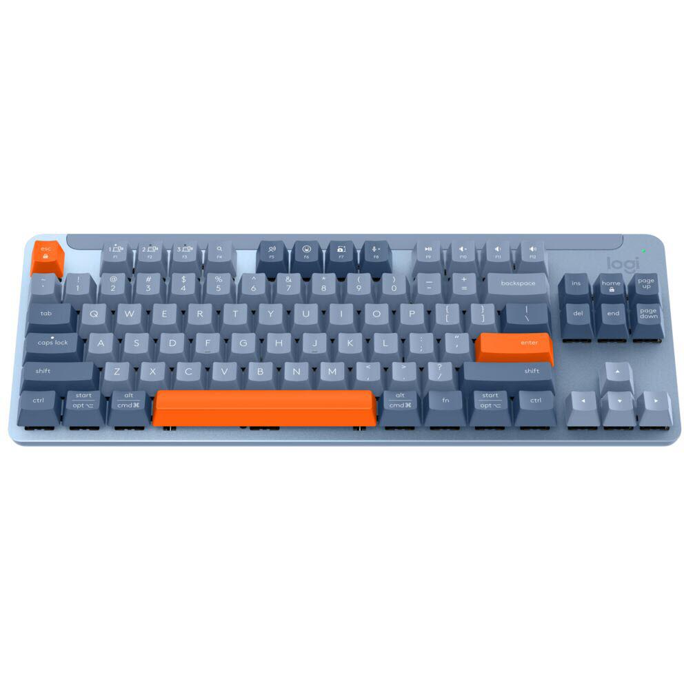 Logitech K855 Wireless Mechanical TKL Keyboard (Blue/Grey) [Linear