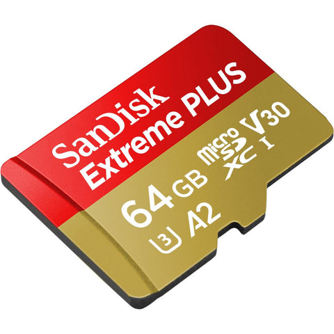 SanDisk Extreme PLUS microSDXC 64GB 200MB/s Memory Card