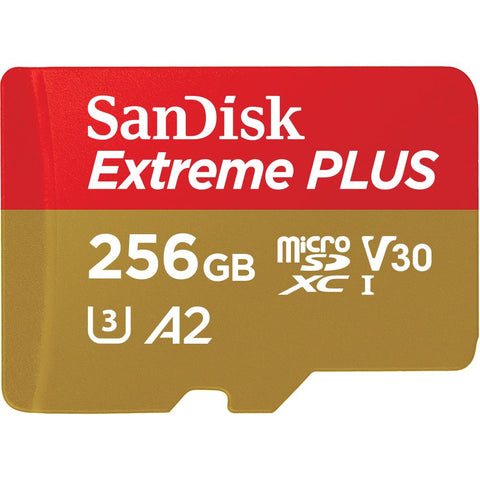 SanDisk Extreme PLUS microSDXC 256GB 200MB/s Memory Card