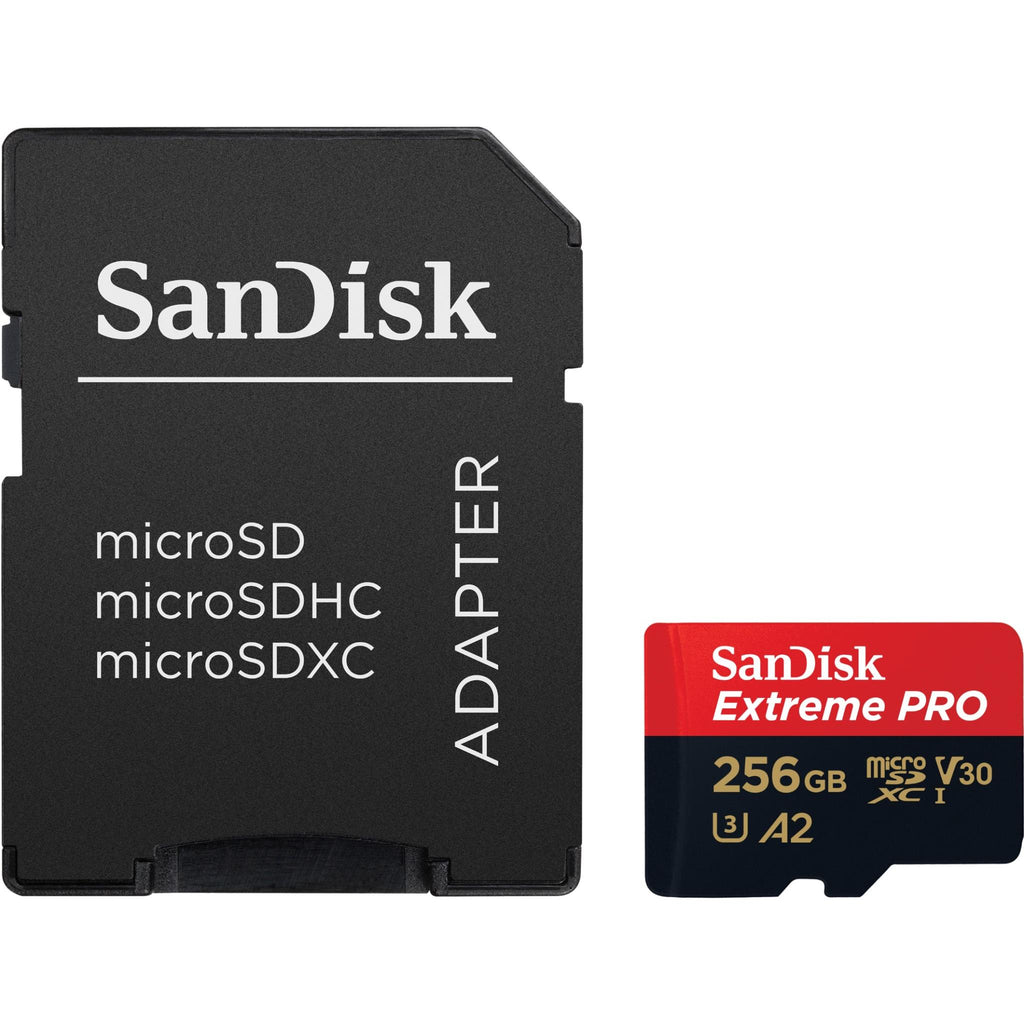 SanDisk Extreme PRO microSDXC 256GB 200MB/s Memory Card [2022] JB HiFi