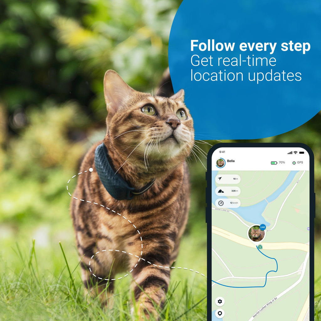 Tractive GPS Cat Tracker 4 (Midnight Blue) JB HiFi