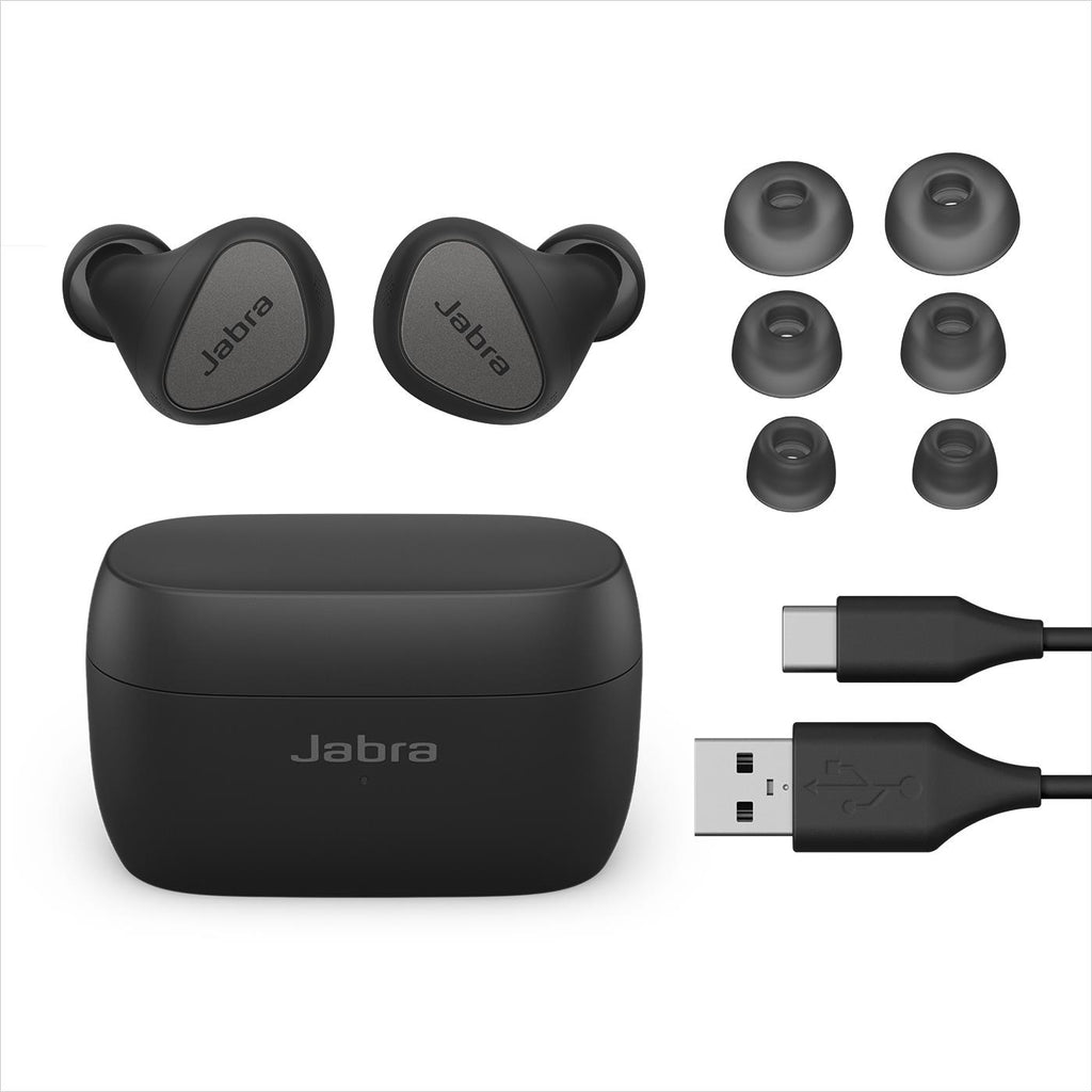 Jabra Elite 5 ANC True Wireless InEar Headphones (Titanium Black) JB