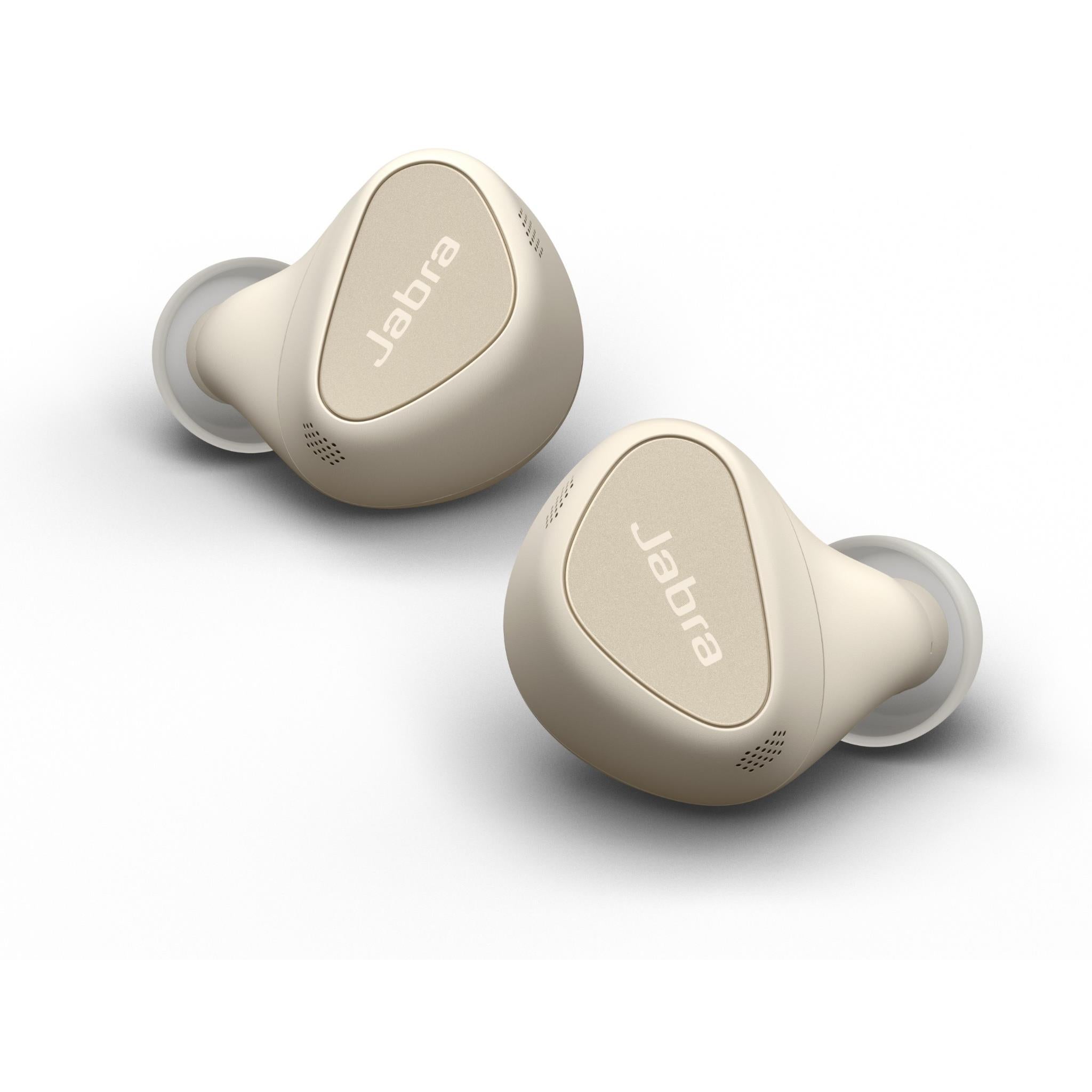 Jabra Elite 5 ANC True Wireless In-Ear Headphones (Gold Beige