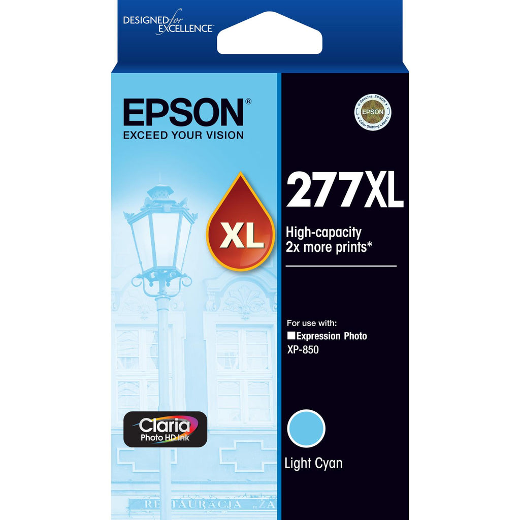 Epson 277XL Claria Photo HD High Capacity Ink Cartridge (Light Cyan