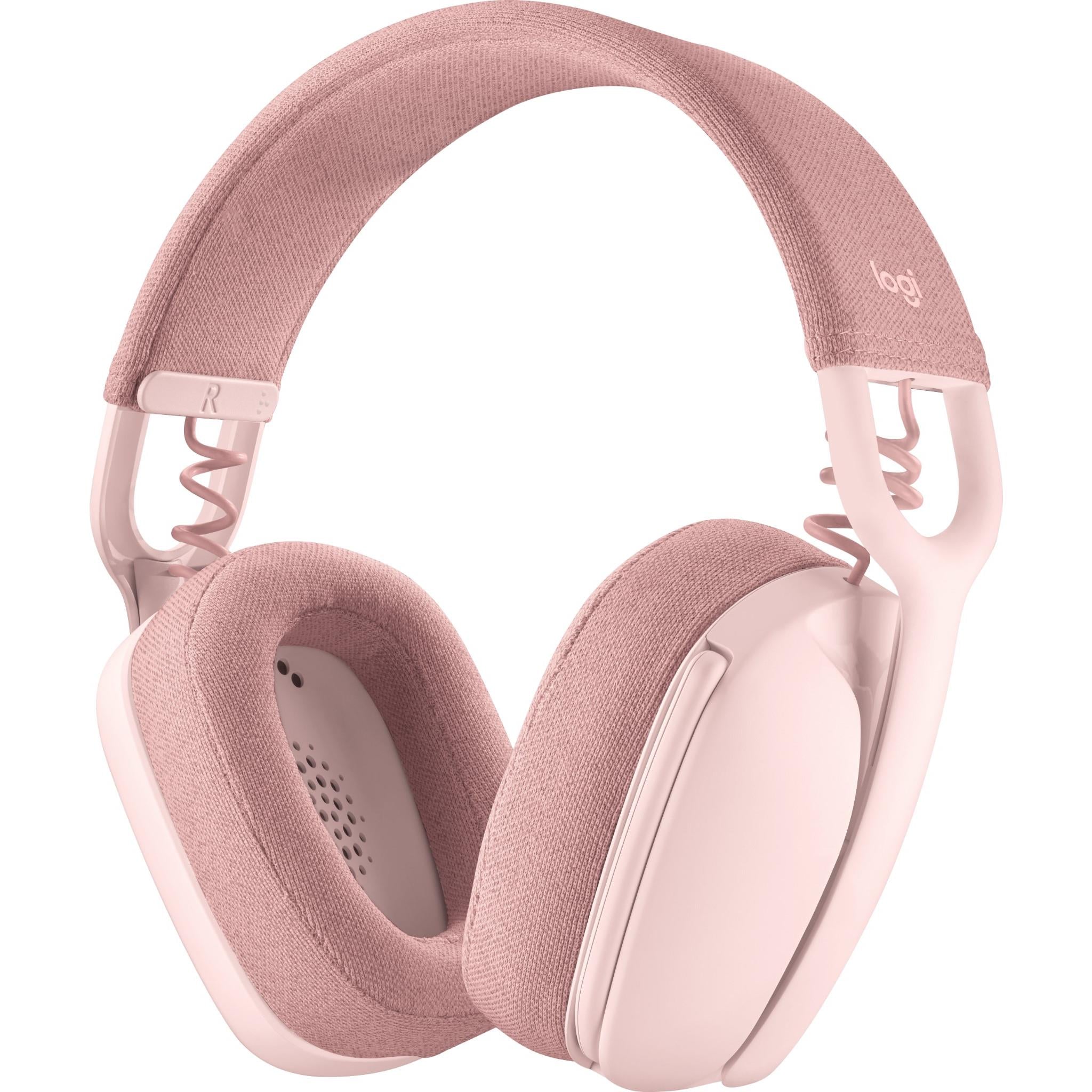 Logitech Zone Vibe 100 Bluetooth Headset (Rose) JB Hi-Fi