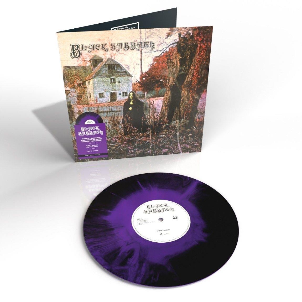 Black Sabbath (Purple Black Splatter Vinyl - JB Hi-Fi