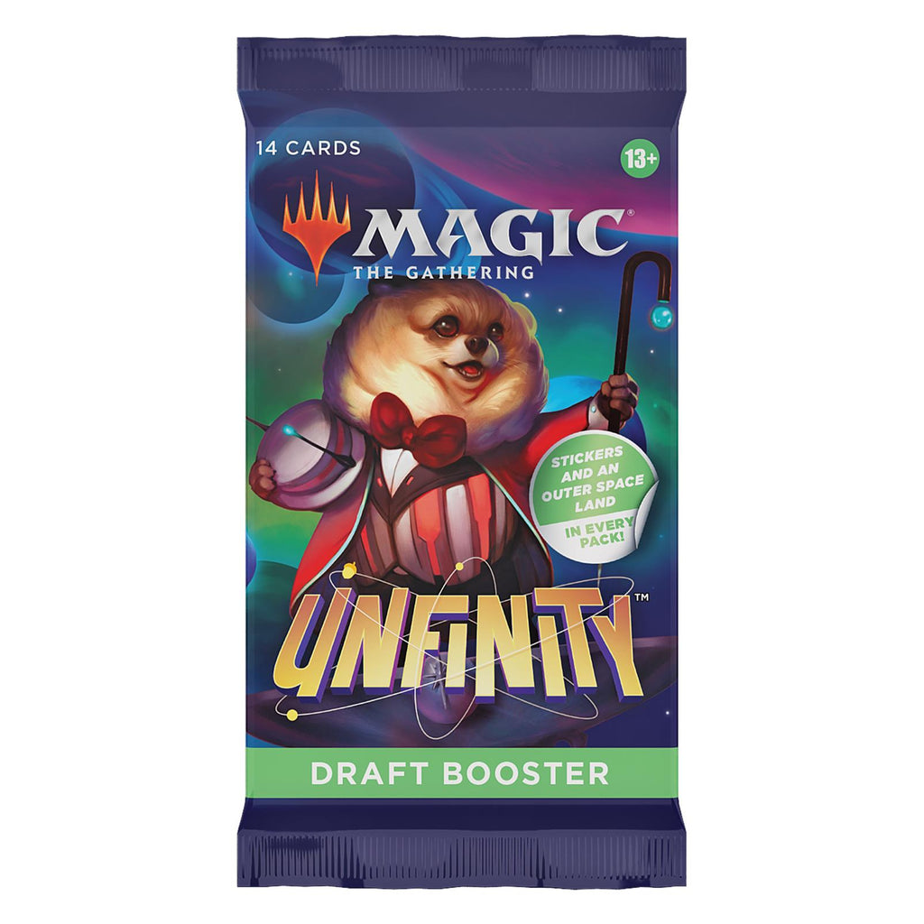 Magic The Gathering Trading Card Game Unfinity Draft Booster JB HiFi