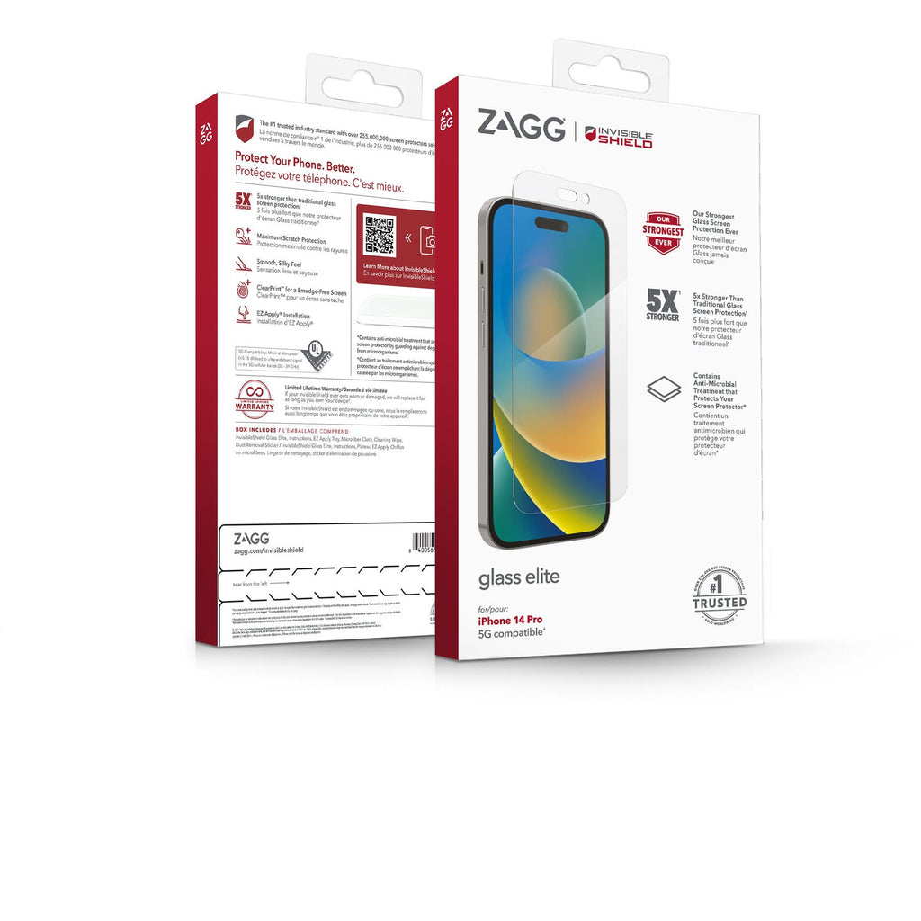 InvisibleShield Glass Elite Screen Protector Apple iPhone 14 Pro JB HiFi