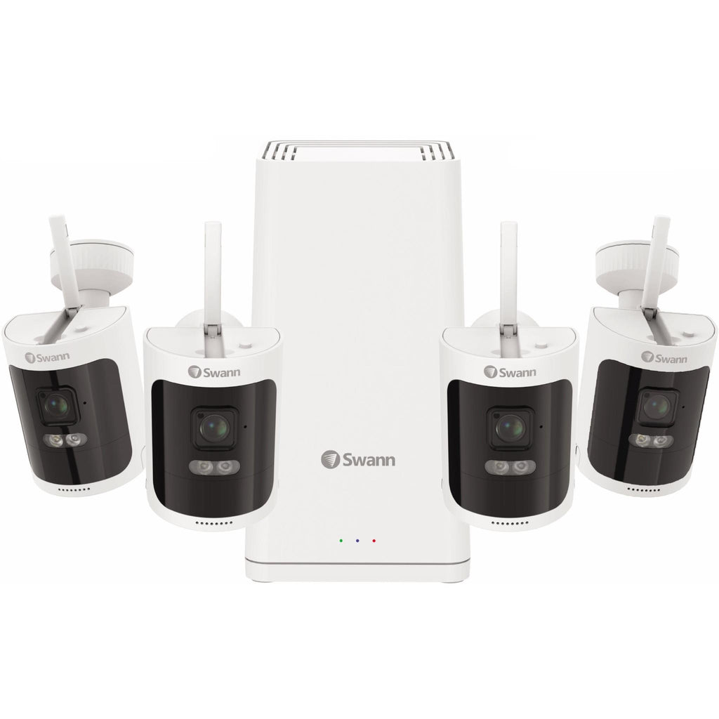 Swann AllSecure650 4 Camera Wireless 2K 1TB Security System JB HiFi