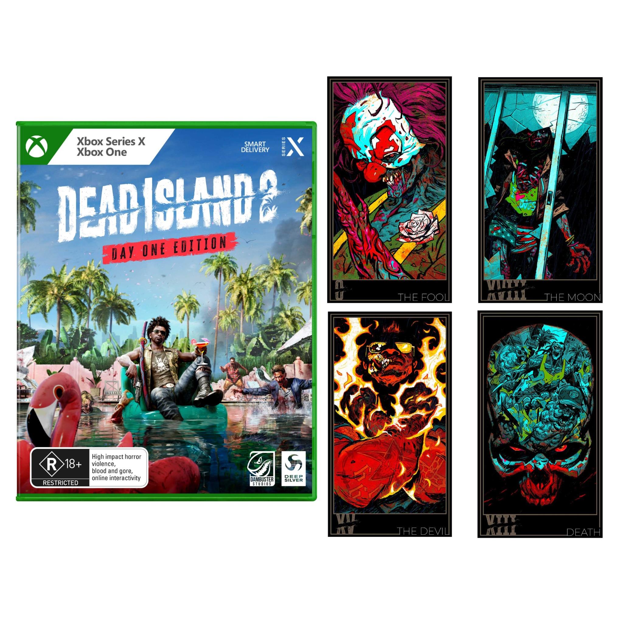Dead Island 2 Day One Edition with Bonus Zombie Tarot Cards - JB Hi-Fi | Xbox-One-Spiele
