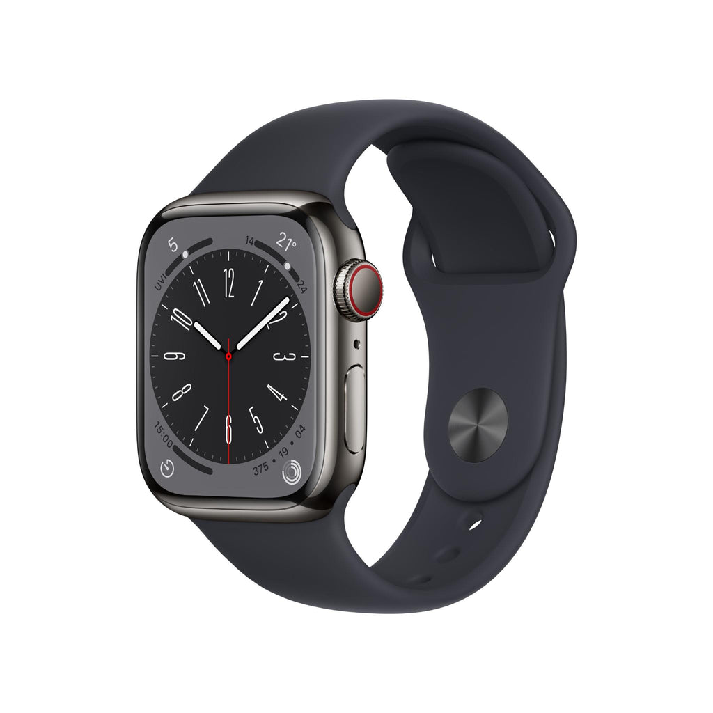 Apple Watch Series 8 41mm Graphite Stainless Steel Case GPS + Cellular ...