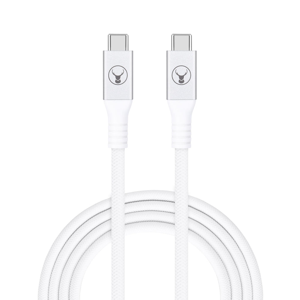 Bonelk 2m Long Life 240W USBC to USBC Cable (White) JB HiFi