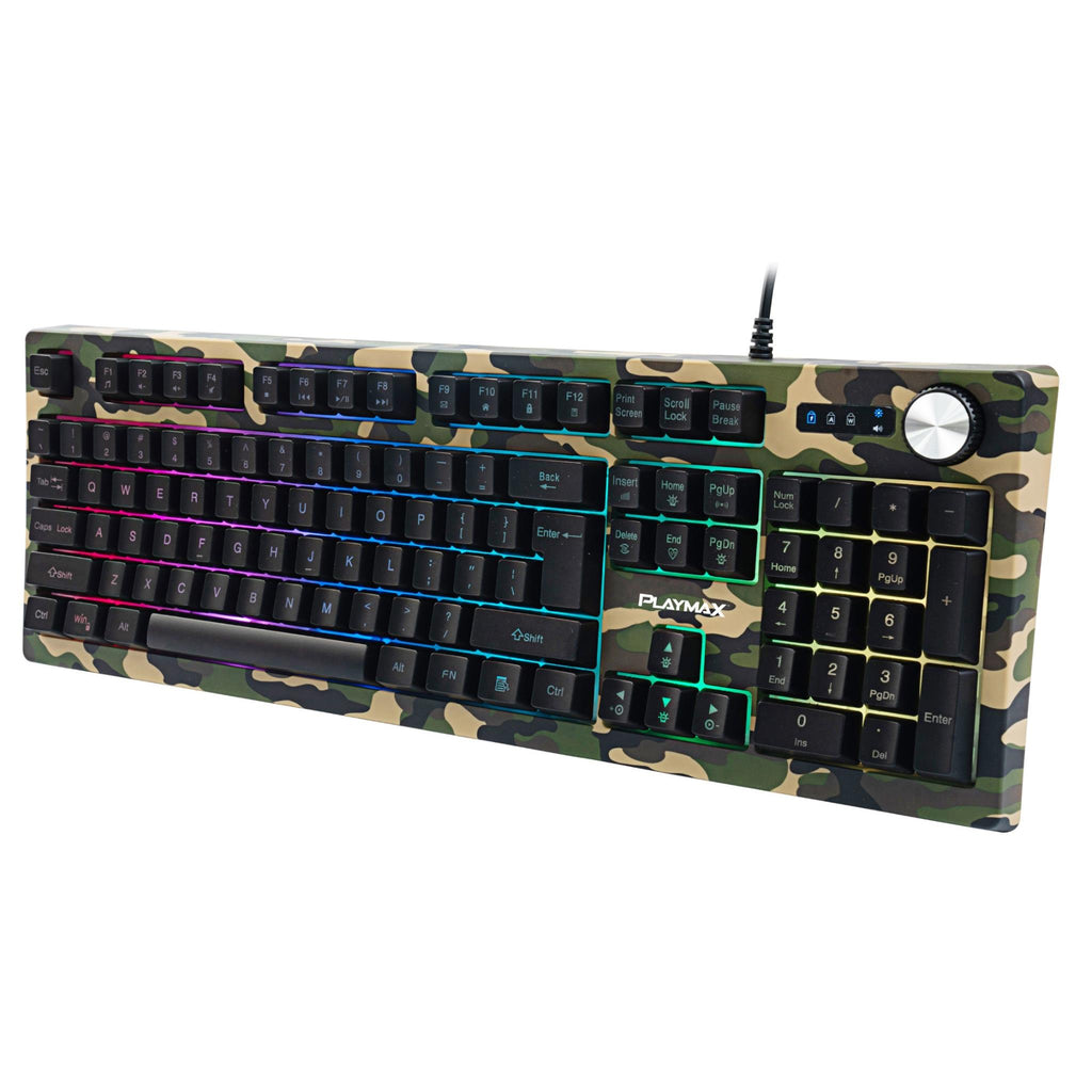 Playmax Keyboard and Mouse Combo (Camo) JB HiFi