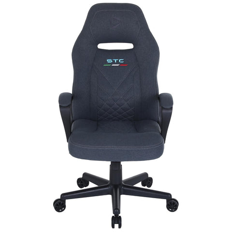 ONEX STC Compact S Series Gaming/Office Chair (Graphite) with Short pile Linen Fabric