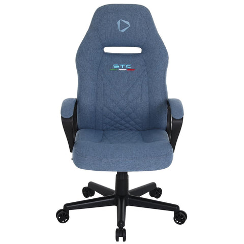 ONEX STC Compact S Series Gaming/Office Chair (Cowboy) with Short pile Linen Fabric