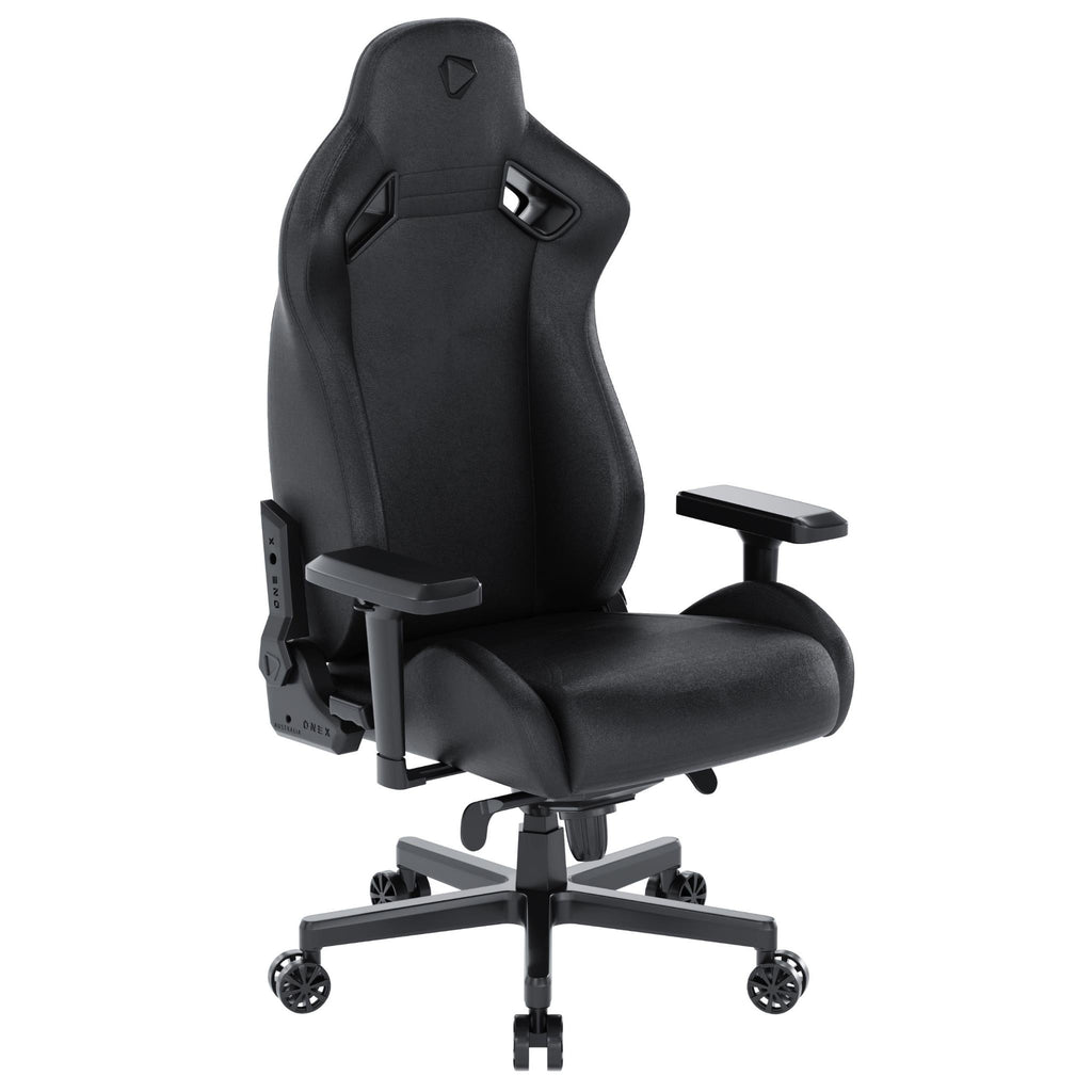ONEX EV12 Real Leather XL Edition Gaming Chair (Black) JB HiFi