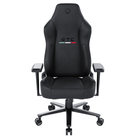 ONEX STC Elegant Real Leather XL Series Gaming / Office Chair (Black)
