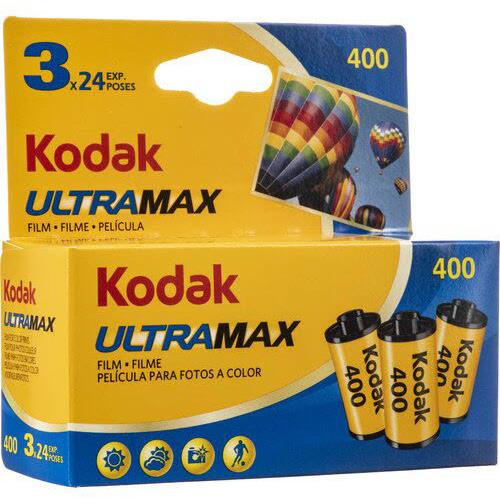 Kodak Ultramax 400 35mm Film (24 Exposure) [3 Pack] - JB Hi-Fi