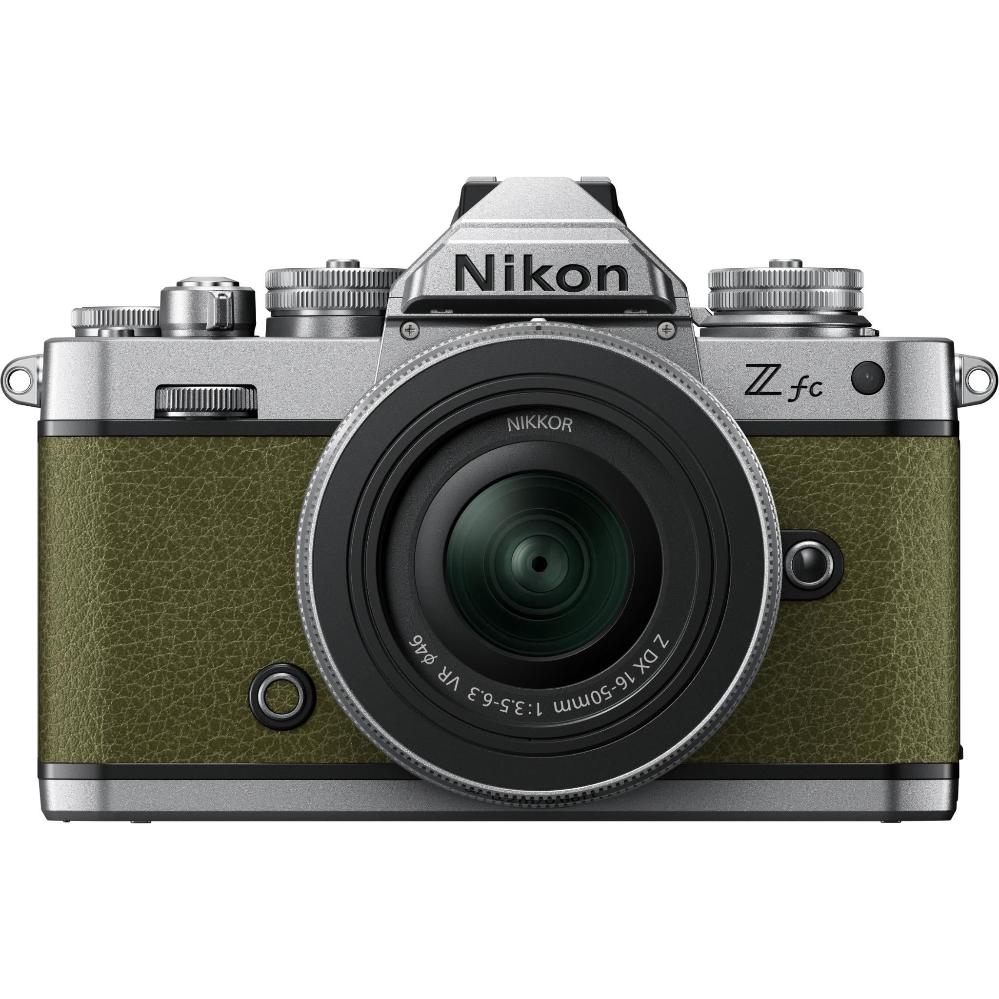 Nikon Z fc Mirrorless Camera with Nikkor Z 16-50mm Lens (Olive