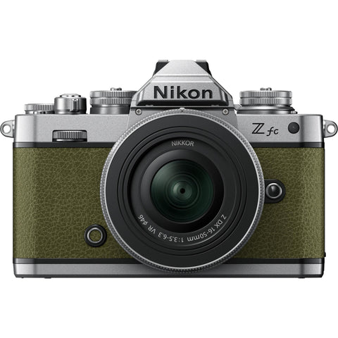 Nikon Z fc Mirrorless Camera with Nikkor Z 16-50mm Lens (Olive Green)