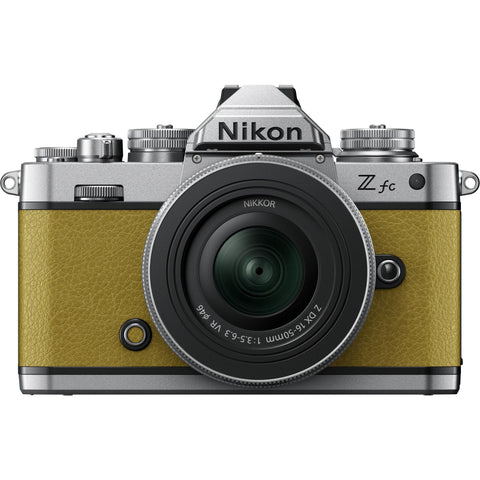 Nikon Z fc Mirrorless Camera with Nikkor Z 16-50mm Lens (Mustard Yellow)