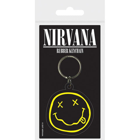 Nirvana - Smiley Keyring