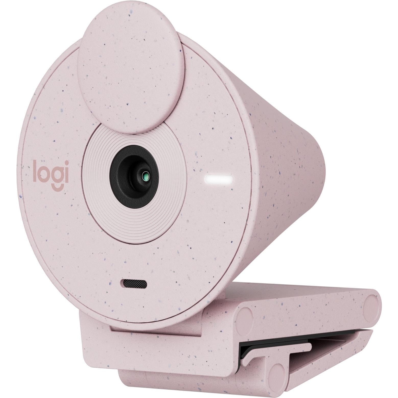Logitech Brio 300 Full HD Webcam (Rose) JB Hi-Fi