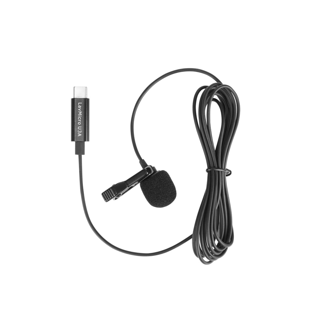 Saromonic LAVMICRO U3A Lapel Microphone (USBC) JB HiFi