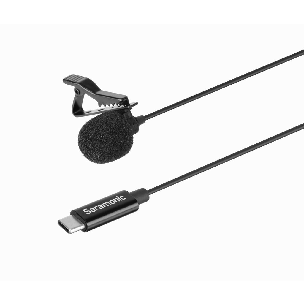 Saromonic LAVMICRO U3A Lapel Microphone (USBC) JB HiFi