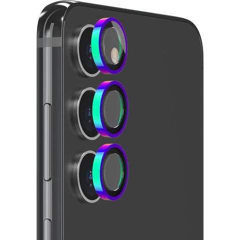 EFM Camera Lens Screen Armour for Galaxy S23/S23+ (Rainbow)