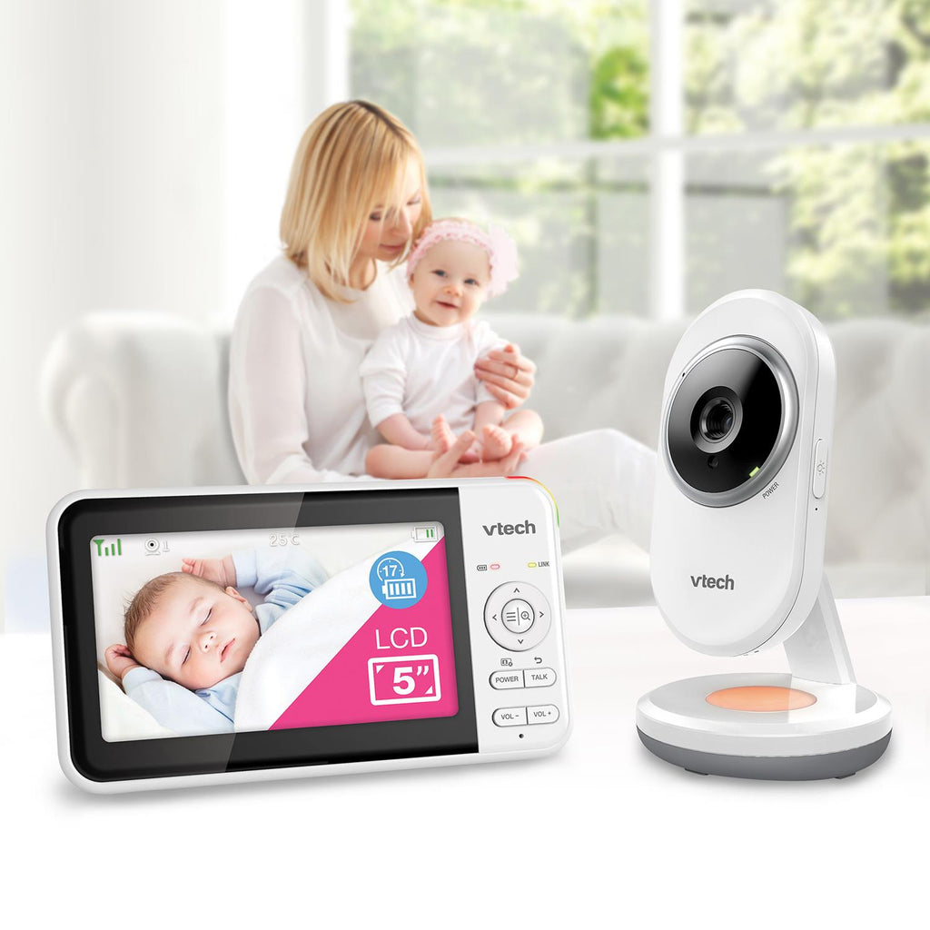 Vtech BM5250N 5" Full Colour Video & Audio Baby Monitor JB HiFi