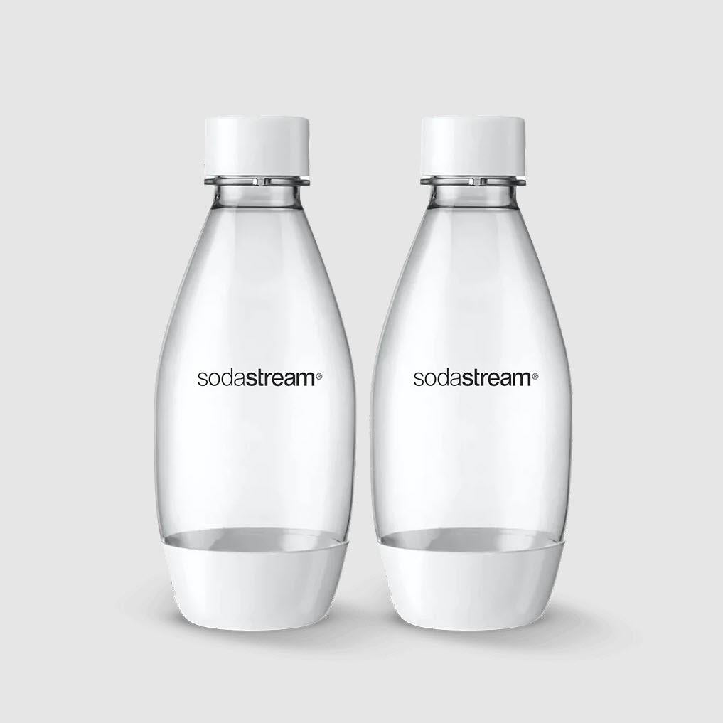 Sodastream Fuse 500ml Bottles Dishwasher Safe TwinPack (White) JB HiFi