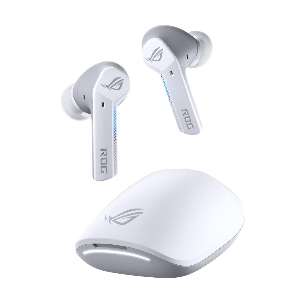 ASUS ROG Cetra True Wireless Gaming Earphones (White) - JB Hi-Fi
