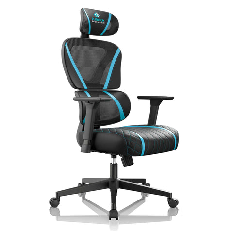 Eureka GC06 NORN Series Ergonomic Gaming / Office Chair (Black/Blue)