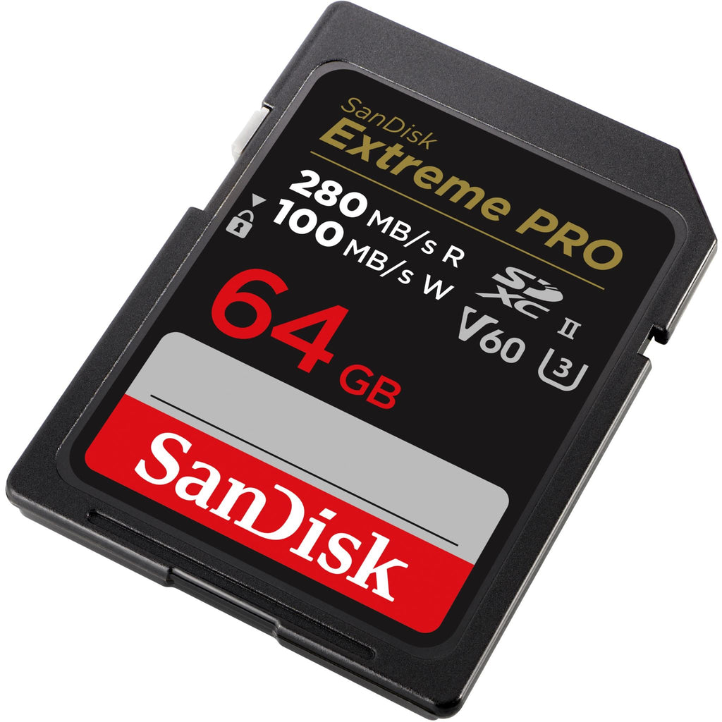 SanDisk Extreme PRO SDXC 64GB 280MB/s UHSII Memory Card JB HiFi