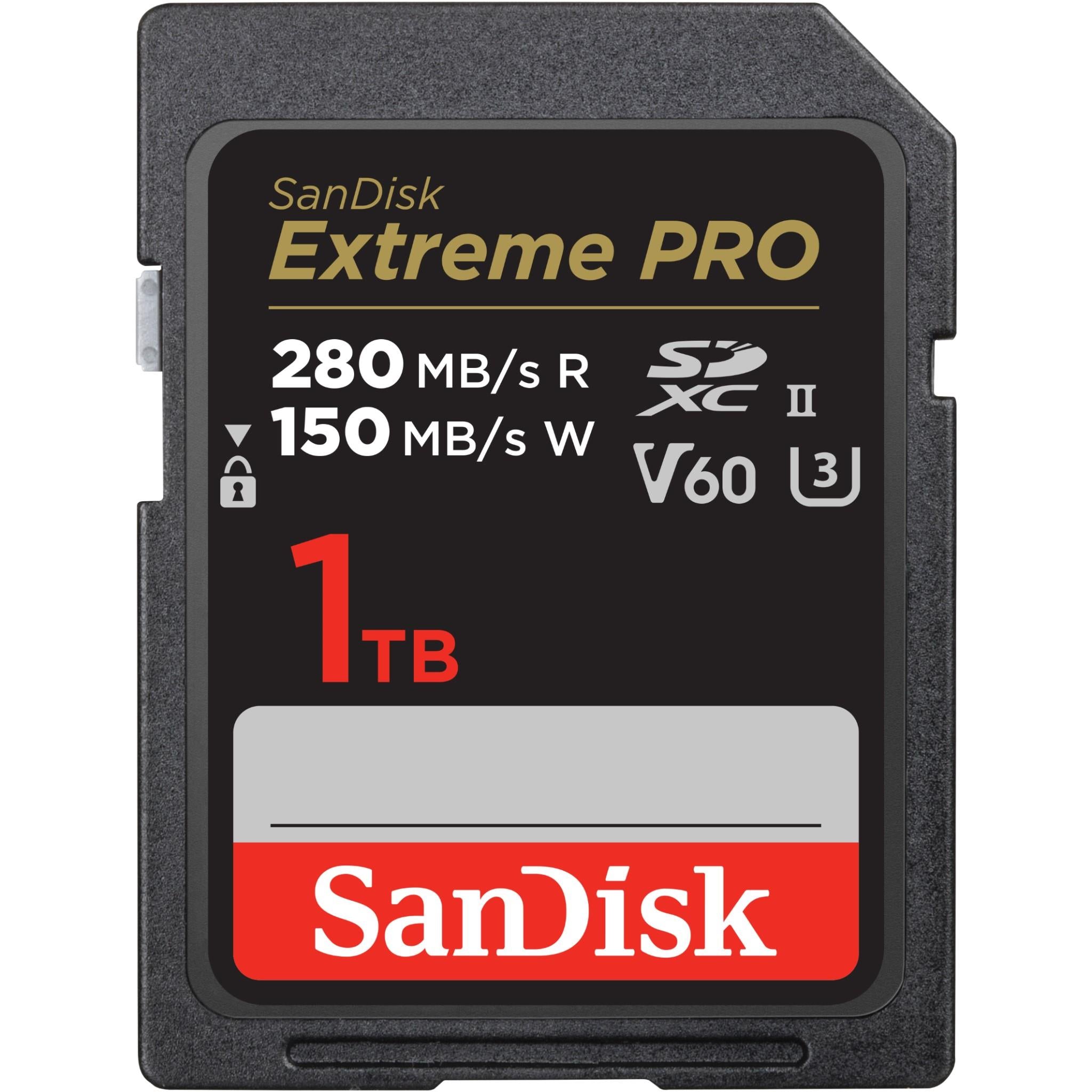SanDisk Extreme PRO SDXC 1TB 280MB/s UHS-II Memory Card JB Hi-Fi