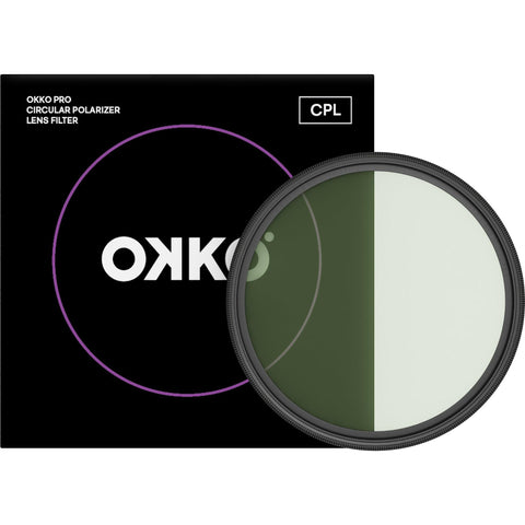 OKKO Pro CPL Circular Polarizer Lens Filter (67mm)