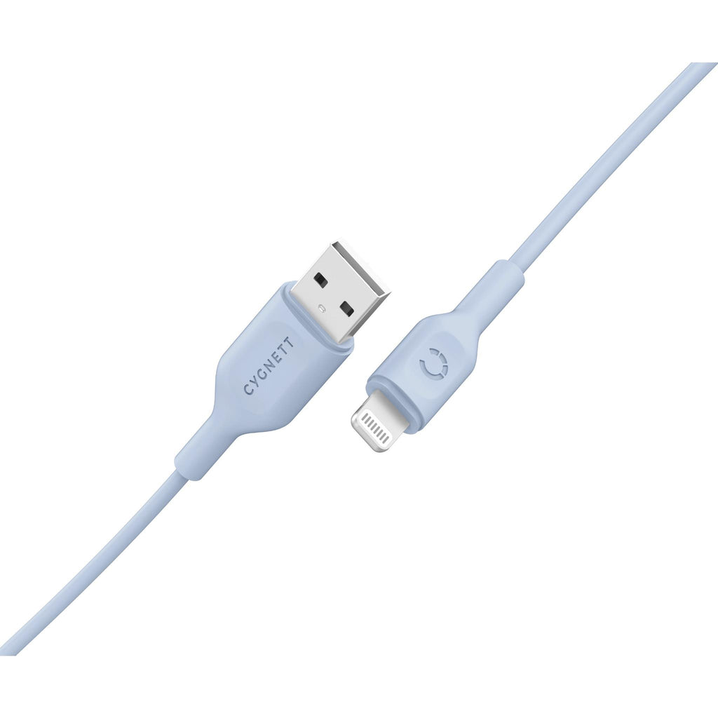 Charge and Connect Lightning to USBA Cable 1.2m (Light Blue