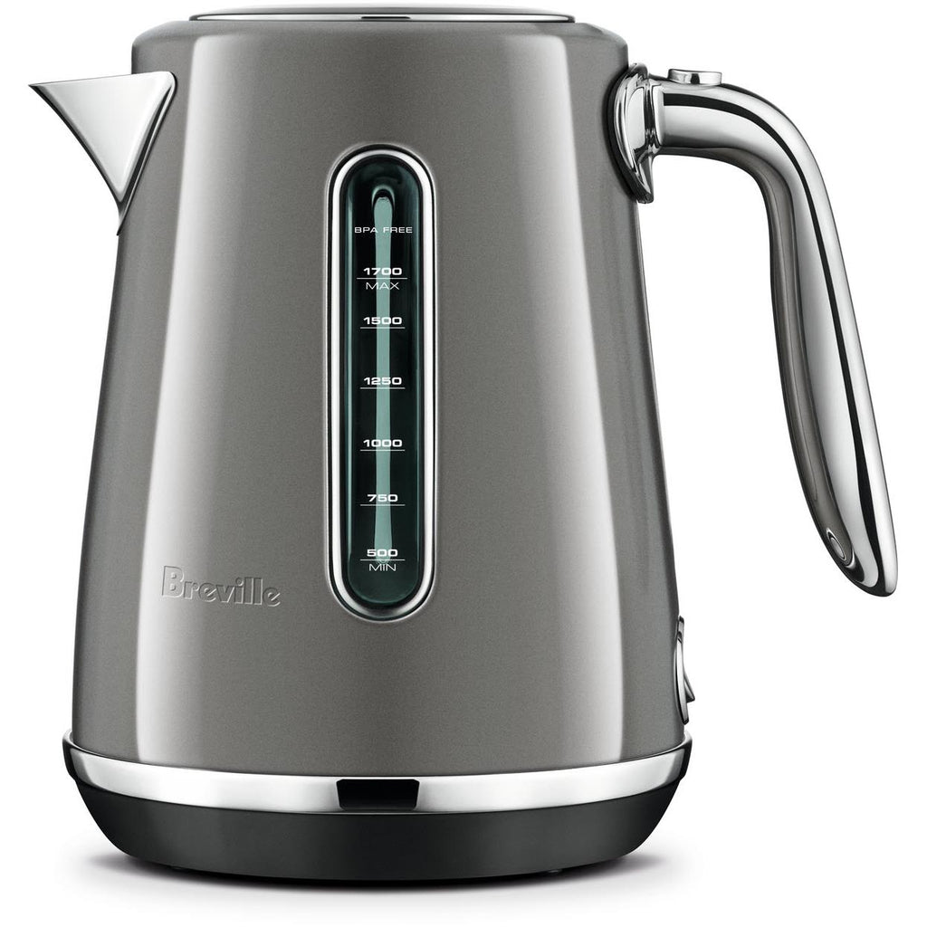 Breville the Soft Top Luxe Kettle (Smoked Hickory) JB HiFi