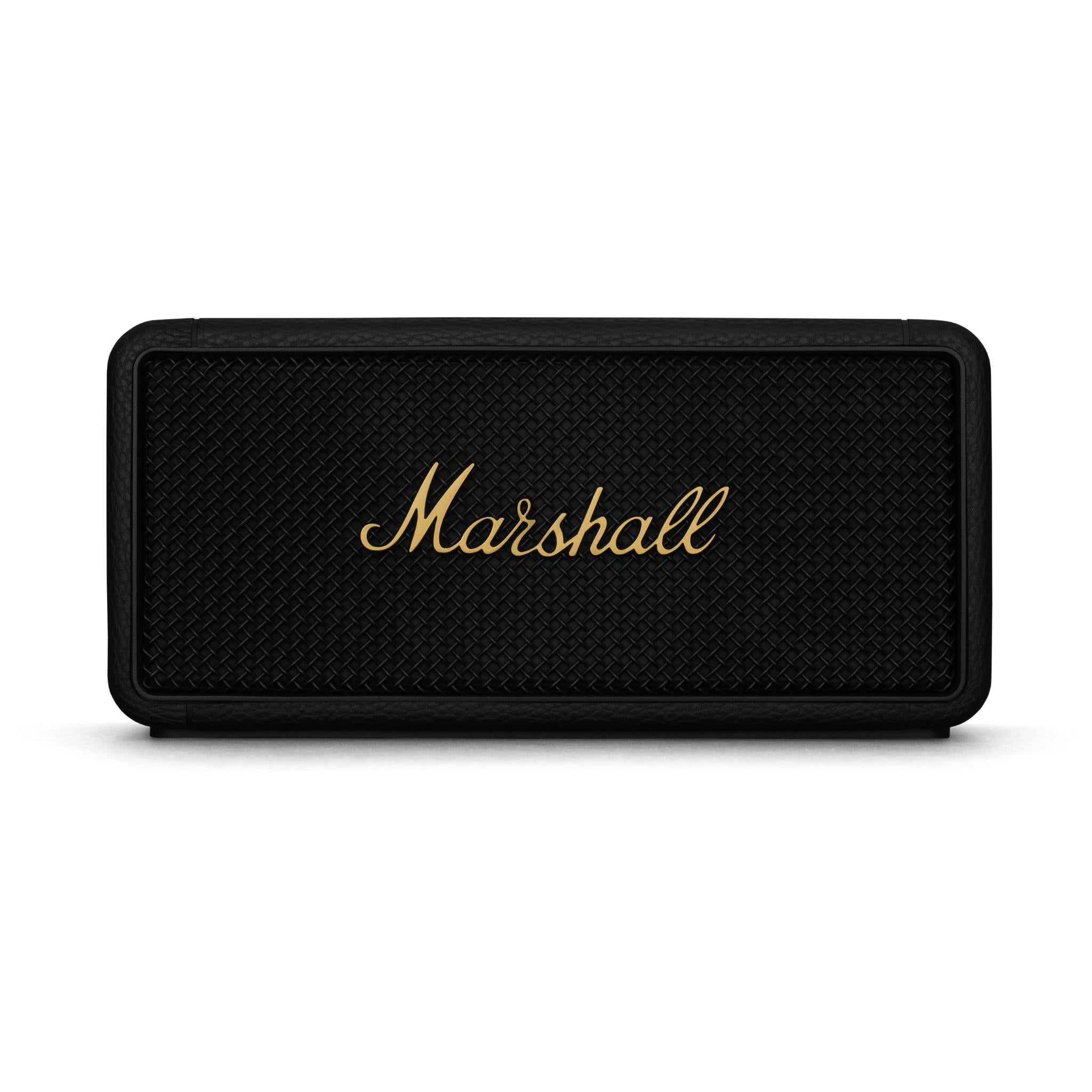 Marshall Middleton Portable Bluetooth Speaker (Black & Brass) - JB