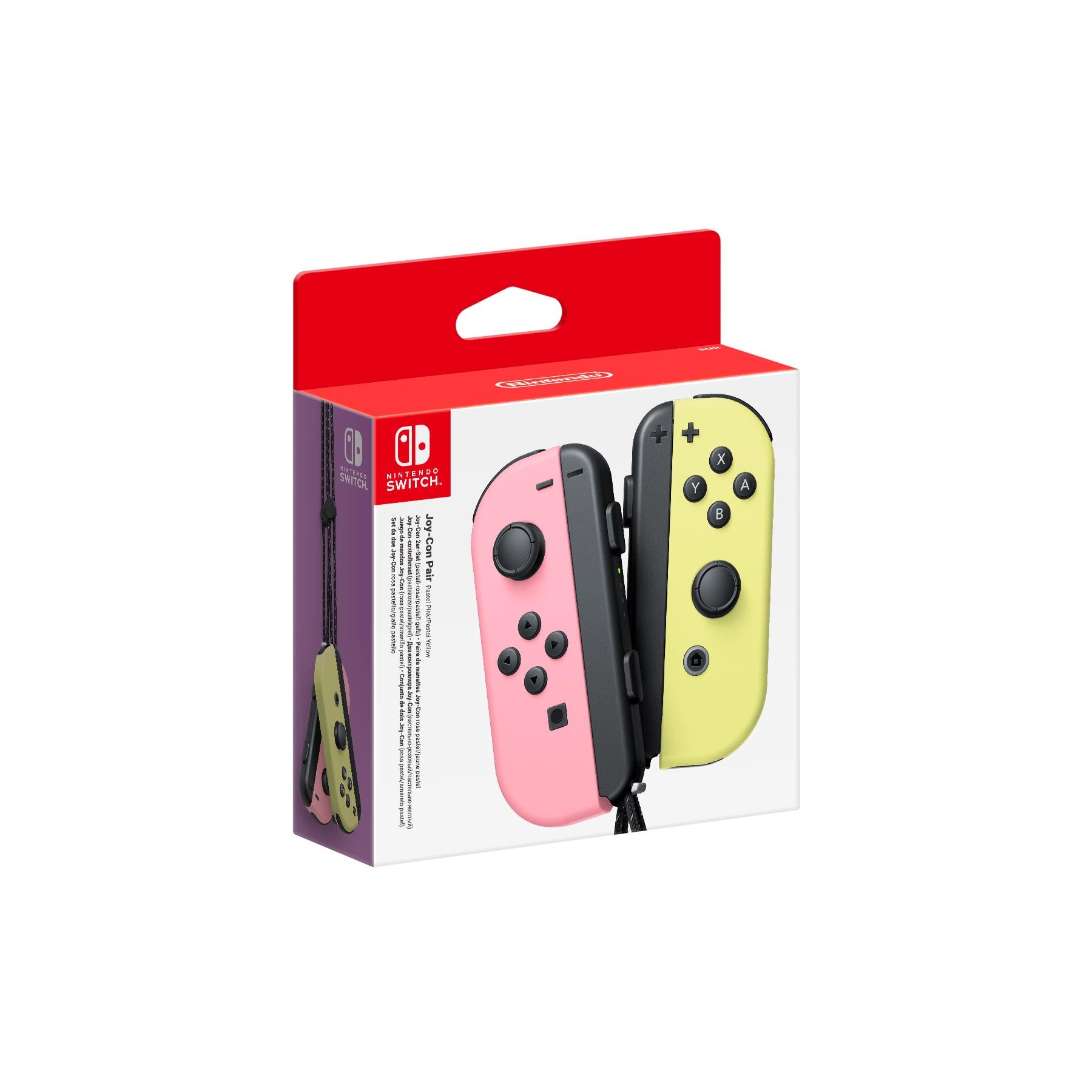 Nintendo Switch Joy-Con Controller Pair Pastel Pink & Pastel