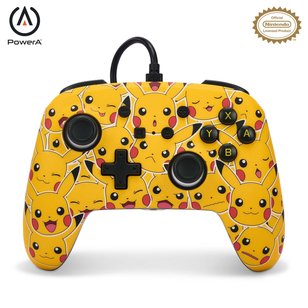 PowerA Enhanced Wired Controller for Nintendo Switch (Pikachu Moods