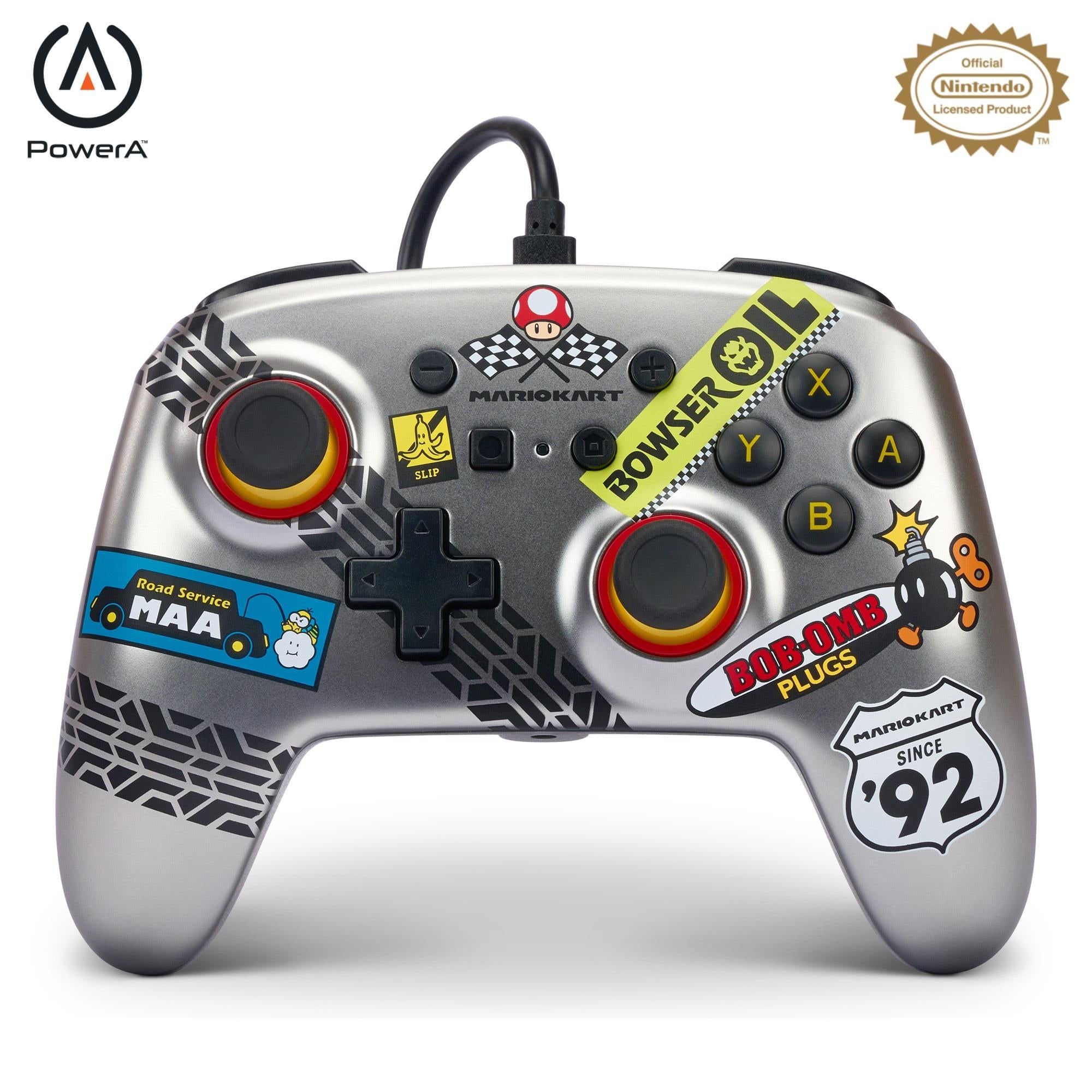 PowerA Enhanced Wired Controller for Nintendo Switch (Mario Kart