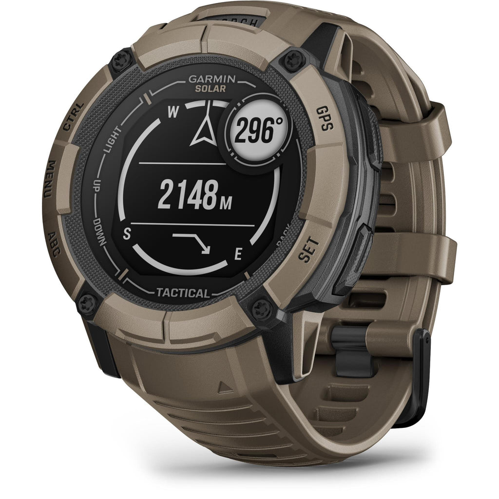 Garmin Instinct 2X Solar Sports Watch (Tactical Edition Coyote Tan