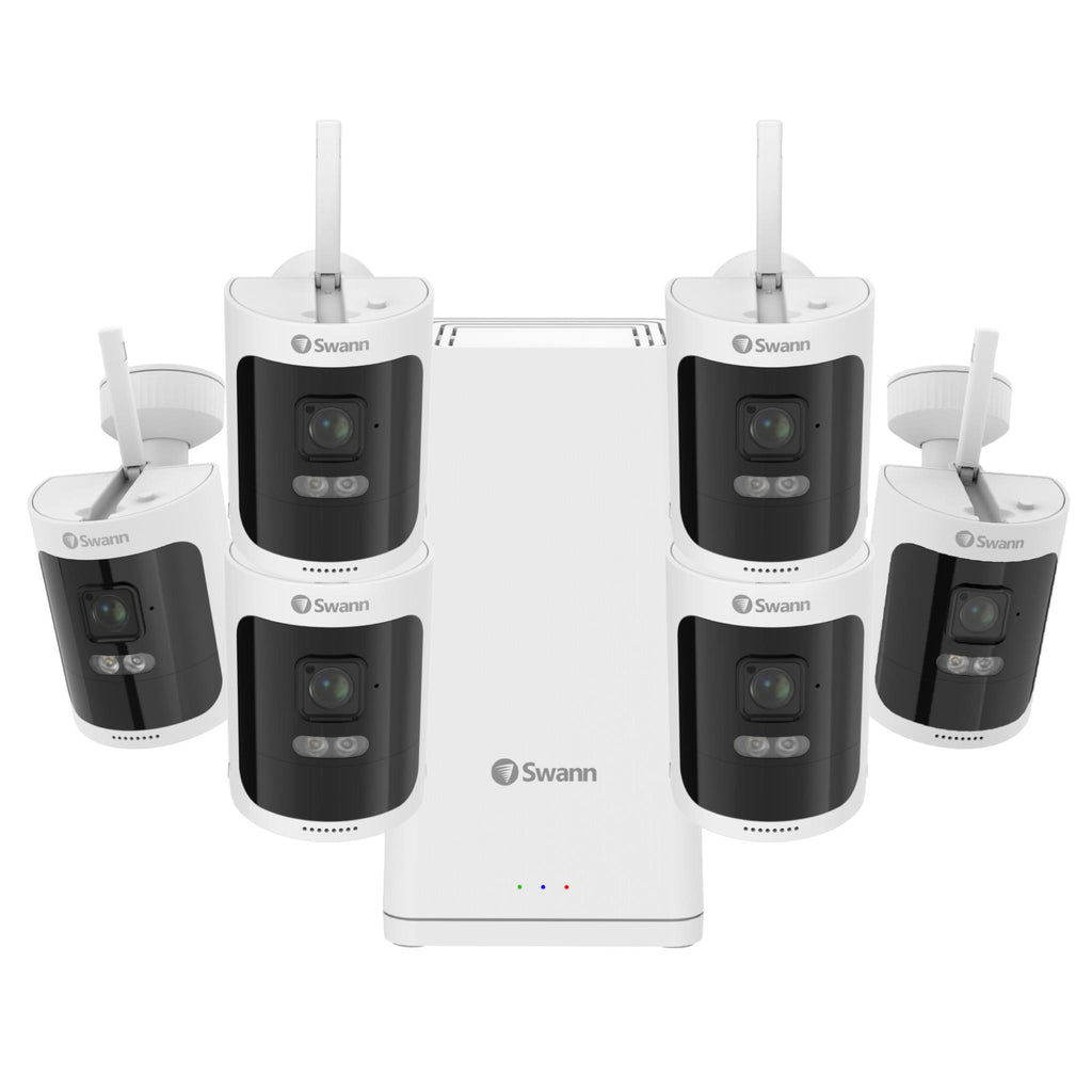 Swann AllSecure650 6 Camera Wireless 2K 1TB Security System JB HiFi